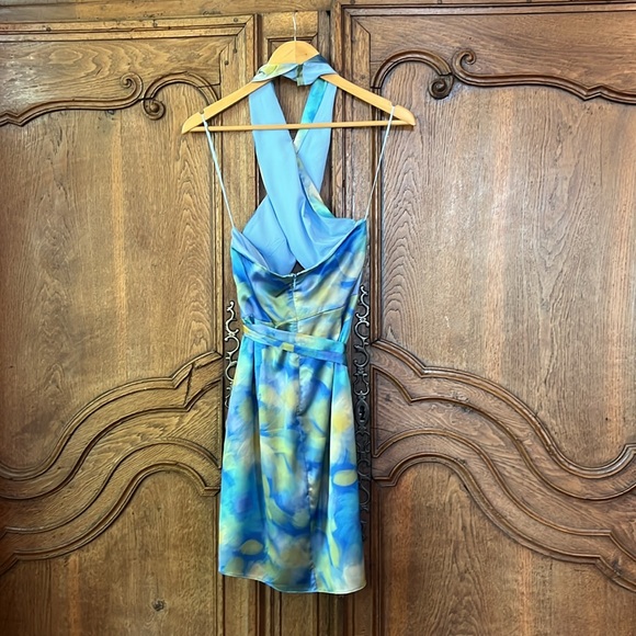 Belle by Badgley Mischka Lexi Halter Dress - Picture 8 of 14